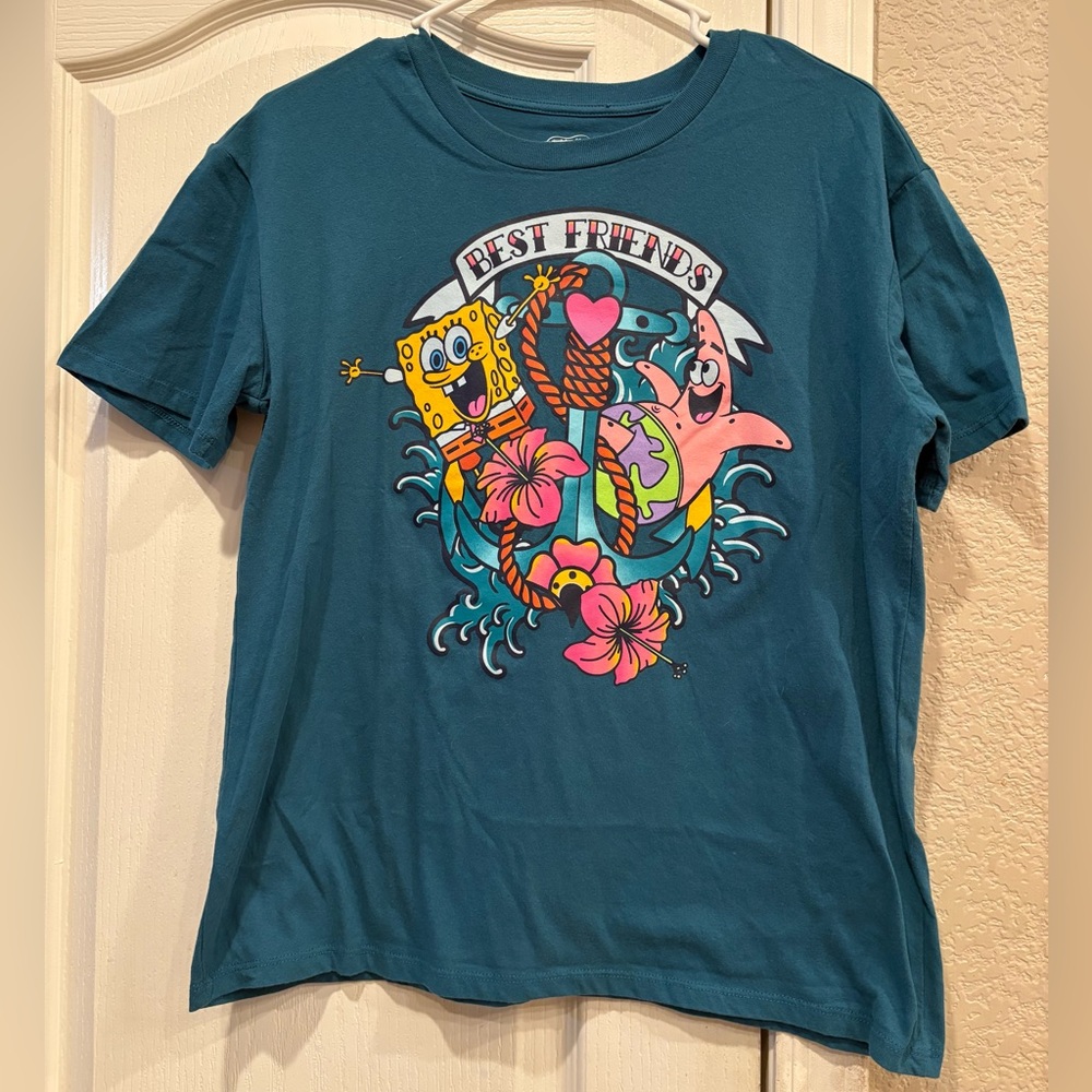 SpongeBob SquarePants Best Friends T-Shirt, Large
